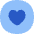 Heart Circle Icon from Flex Flat Set