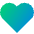 Heart Icon from Sharp Gradient Set