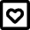 Heart Square icon - Free transparent PNG, SVG. No sign up needed.