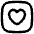 Heart Square Icon from Flex Line Set