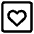 Heart Square Icon from Core Line Set | Free Download as SVG Vector and Transparent PNG | Streamline icons