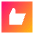 Like Square Icon from Sharp Gradient Set