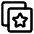Stack Star Bookmark Manage Icon from Core Line Set