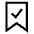 Validated Bookmark icon - Free transparent PNG, SVG. No sign up needed.