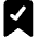 Validated Bookmark icon - Free transparent PNG, SVG. No sign up needed.