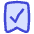 Validated Bookmark icon - Free transparent PNG, SVG. No sign up needed.