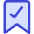 Validated Bookmark Icon from Core Duo Set