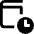 Book Clock Icon from Nova Line Set