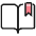 Book Bookmark Icon from Ultimate Colors Set