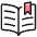 Book Open Bookmark Icon from Ultimate Colors Set