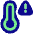 Beware Temperature Icon from Plump Pop Set