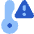 Beware Temperature Icon from Core Flat Set
