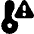 Beware Temperature Icon from Core Solid Set