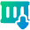 Container Unload Icon from Plump Gradient Set
