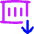 Container Unload Icon from Flex Neon Set