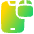 Mobile Package Online Icon from Plump Gradient Set