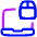 Online Package Icon from Plump Neon Set