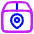 Package Location Icon from Plump Neon Set