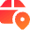 Package Location Icon from Core Gradient Set