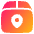 Package Location Icon from Plump Gradient Set