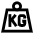 Product Weight Kg Icon from Sharp Line Set