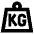 Product Weight Kg Icon from Sharp Remix Set