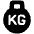 Product Weight Kg Icon from Plump Solid Set