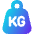 Product Weight Kg Icon from Flex Gradient Set