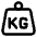 Product Weight Kg Icon from Core Line Set