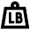 Product Weight Lb Icon from Sharp Remix Set