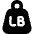 Product Weight Lb Icon from Flex Solid Set