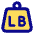 Product Weight Lb Icon from Core Pop Set