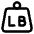 Product Weight Lb Icon from Core Line Set