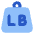 Product Weight Lb Icon from Core Flat Set