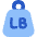 Product Weight Lb Icon from Flex Flat Set