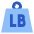 Product Weight Lb Icon from Sharp Flat Set