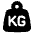 Product Weight Icon from Plump Solid Set
