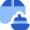 Shipment Boat Icon from Core Flat Set