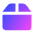 Shipment Box Solo Icon from Core Gradient Set