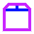 Shipment Box Solo Icon from Sharp Neon Set