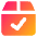 Shipment Check Icon from Core Gradient Set