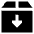 Shipment Download Icon from Sharp Solid Set