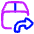 Shipment Next Icon from Plump Neon Set