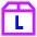 Shipment Package Large Icon from Sharp Neon Set