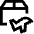 Shipment Plane Icon from Sharp Line Set