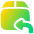 Shipment Previous Icon from Plump Gradient Set