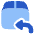 Shipment Previous Icon from Plump Flat Set