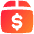 Shipment Price Icon from Flex Gradient Set