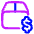 Shipment Price Icon from Plump Neon Set