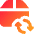 Shipment Refresh Icon from Core Gradient Set